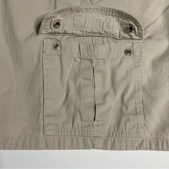 CALVIN KLEIN CARGO SHORTS FOR WOMEN’S BEIGE - Picture 7 of 14